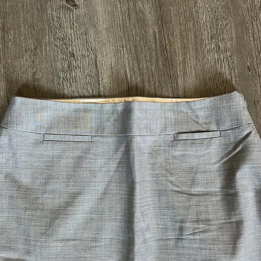 Banana Republic Women's Light Gray Pencil Skirt Size 10P